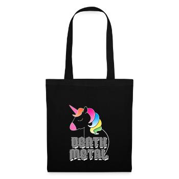 Death Metal Unicorn - Tote Bag - black - Front