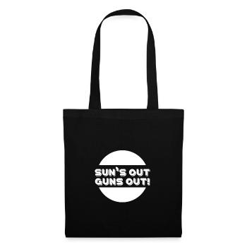 Sun's Out Guns Out gift for Gun Enthusiasts - Tote Bag - black - Front