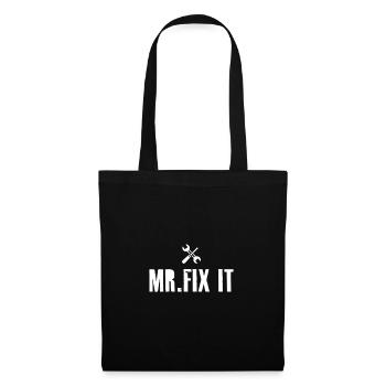 Mr Fix It Geschenk für den Mechaniker - Stoffbeutel - Schwarz - Vorne