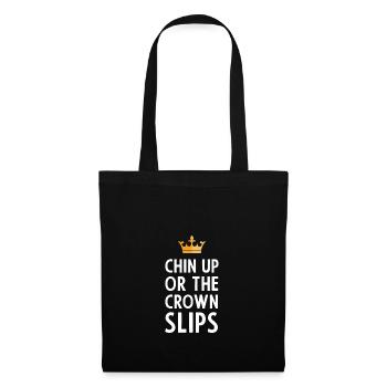 Chin Up gift for Princess - Tote Bag - black - Front