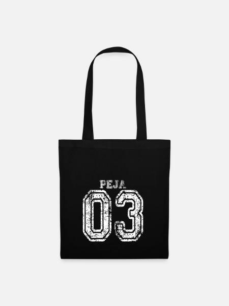 Peja 03 Peje Albanien Kosovo Geschenk Design - Stoffbeutel - Schwarz