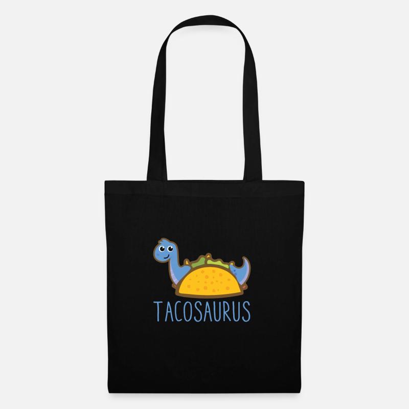 Tacosaurus lustiger Taco Brontosaurus Cinco De Mayo - Stoffbeutel - Schwarz