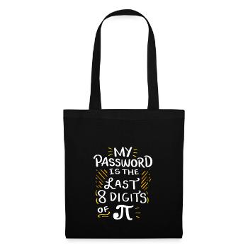 My password is the last 8 digits of PI - Tote Bag - black - Front