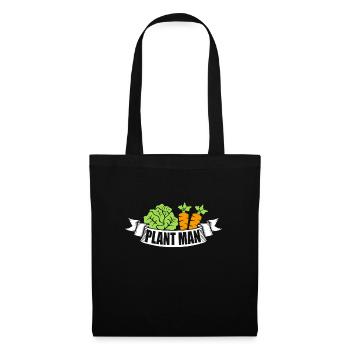 Plant Man Shirt - Tote Bag - black - Front
