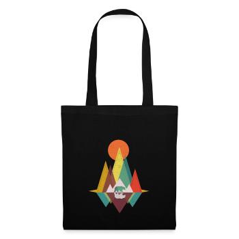 Geometric Mountains - Bear Gift - Tote Bag - black - Front