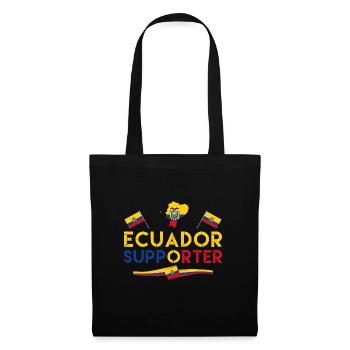 Fan of Ecuador Supporter. Supporter of Ecuador. - Tote Bag - black - Front
