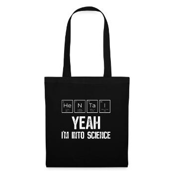 Hentai Wissenschaft - Anime Manga Elemente - Stoffbeutel - Schwarz - Vorne