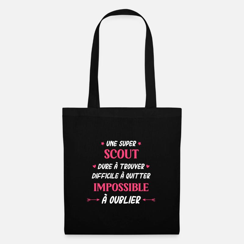 Super scout - Sac en tissu - noir