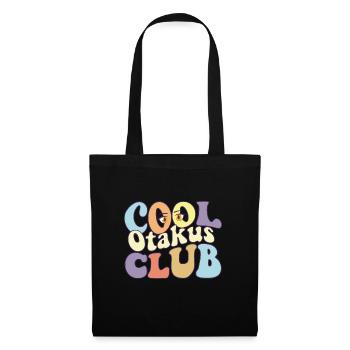Cool Otaku Club Anime Weeb Squad Japanese Manga - Stoffbeutel - Schwarz - Vorne