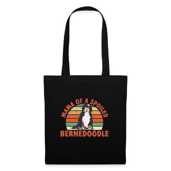 Bernedoodle Dog - Tote Bag - black - Front