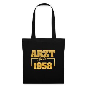 Beruf 1958 - Stoffbeutel - Schwarz - Vorne