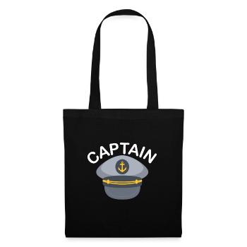 Captain - Skipper - Captain - Sailor Gift Idea - Tote Bag - black - Front