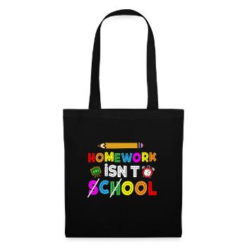 Homework Isn't School Cool School - Tote Bag - black - Front