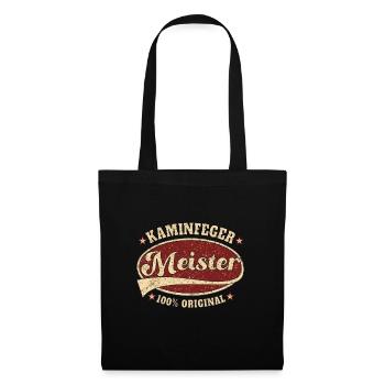 Kaninfeger Meister 100 % original - Stoffbeutel - Schwarz - Vorne