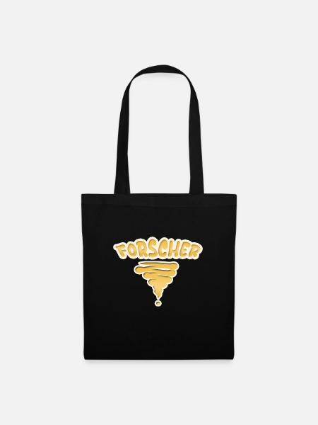 Geschenk für Forscher - Stoffbeutel - Schwarz