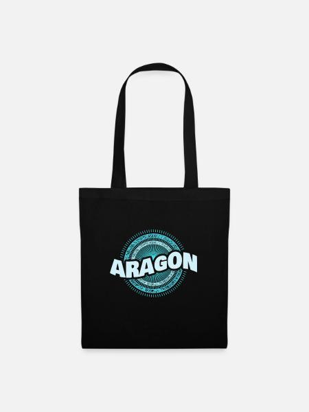 Aragon als Geschenkidee - Stoffbeutel - Schwarz