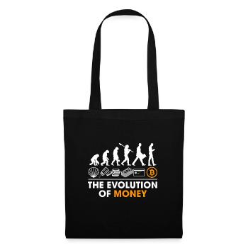 The development of money crypto BTC Bitcoin - Tote Bag - black - Front