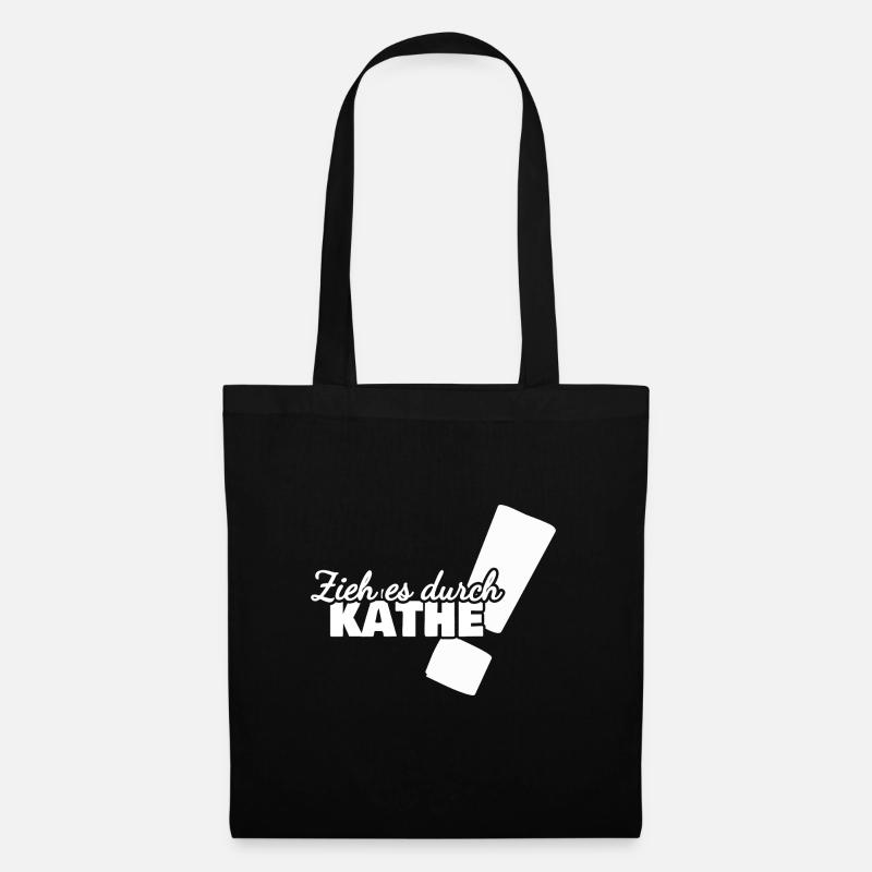 Durchhalten Käthe - Stoffbeutel - Schwarz