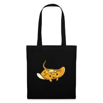 Raies pastenagues, raies manta, raies océaniques, raies - Sac en tissu - noir - Devant