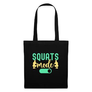 Fitness Fanatics Squats Mode On Calisthenics Gym - Tote Bag - black - Front