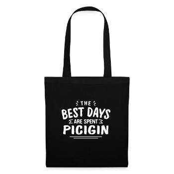 The Best Days Are Spent Picigin Summer Picigin - Tote Bag - black - Front