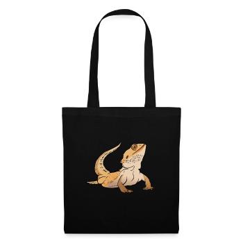 Bearded Dragon Lizard Reptile Herpetologist - Tote Bag - black - Front
