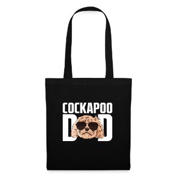 Cockapoo Hund - Stoffbeutel - Schwarz - Vorne