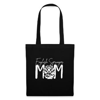 English Springer Spaniel Dog - Tote Bag - black - Front