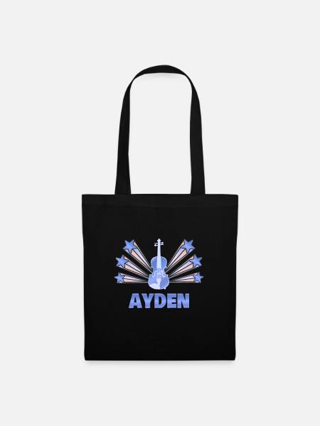 Geige Ayden - Stoffbeutel - Schwarz