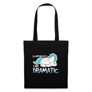 So Apparently I Am Dramatic - Stoffbeutel - Schwarz - Vorne