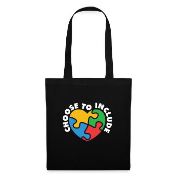 Choisissez d’inclure un enseignant spécialisé - Sac en tissu - noir - Devant