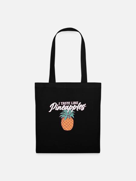 Swinger Lifestyle I Taste Like Pineapples - Stoffbeutel - Schwarz
