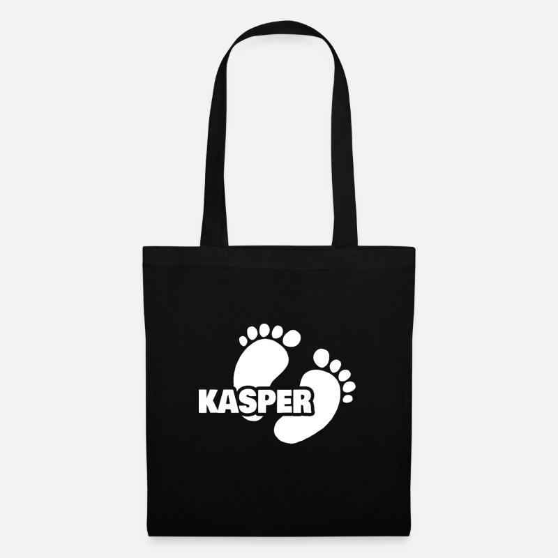 Geschenk für Kasper - Stoffbeutel - Schwarz