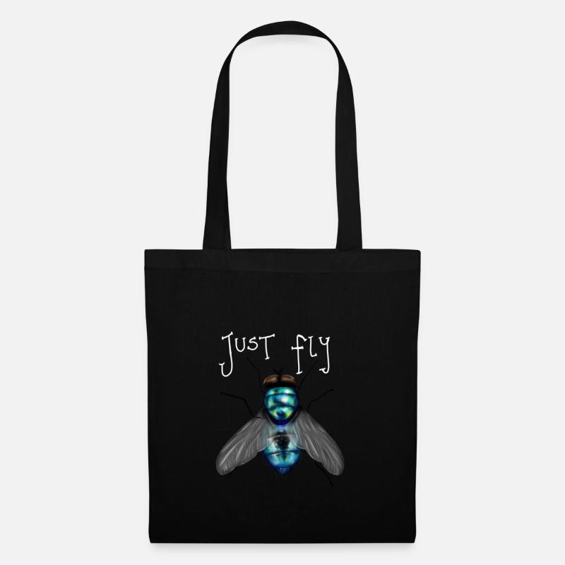 JUST FLY - Stoffbeutel - Schwarz