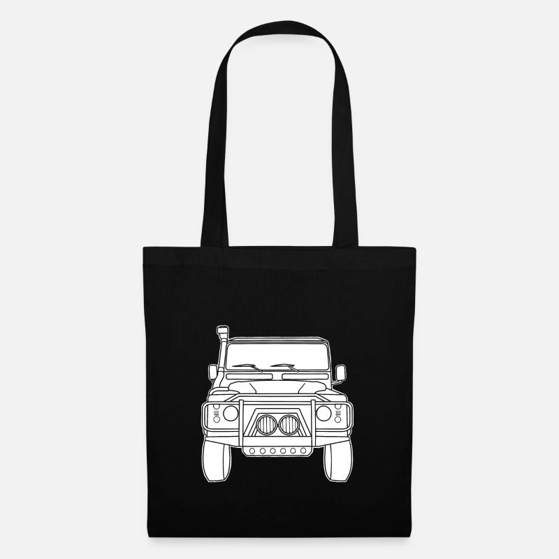 Landy Silhouette white - Stoffbeutel - Schwarz