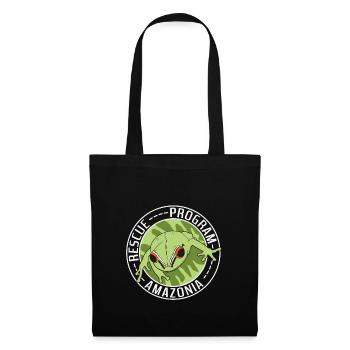 Red-eyed Coqui Frog Rainforest Protection #3045 - Stoffbeutel - Schwarz - Vorne