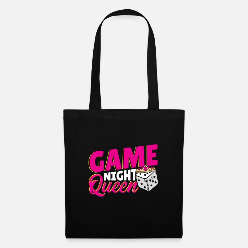 Brettspiele Spielbrett Geschenk - Stoffbeutel - Schwarz