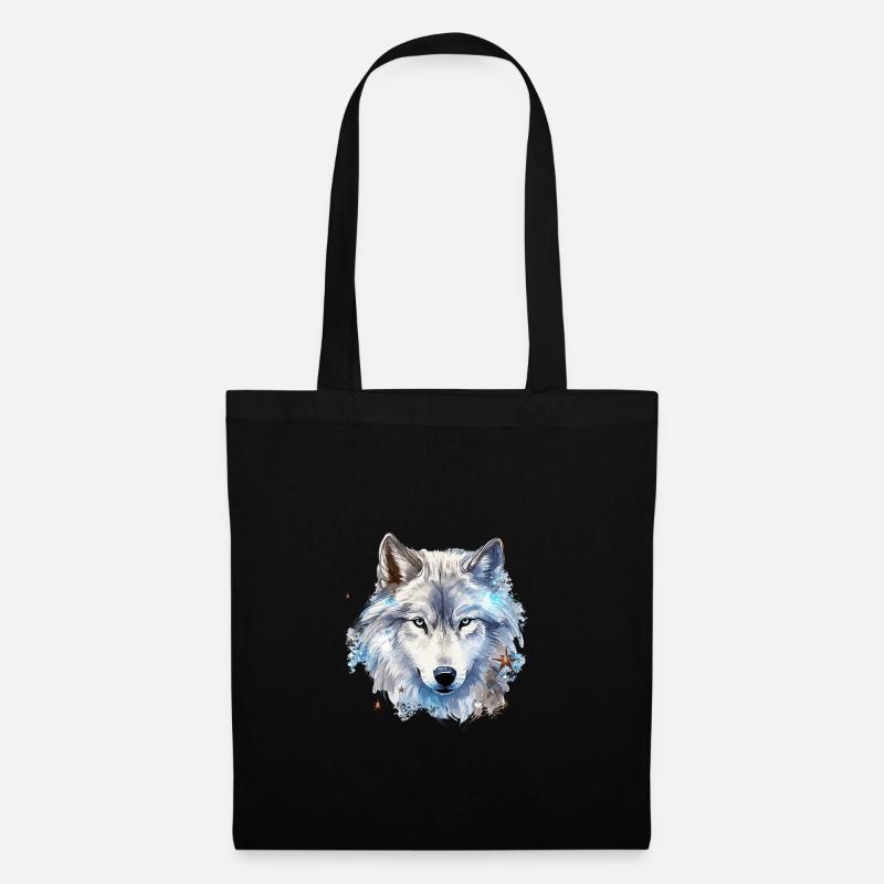 L’ du loup de Noël - Sac en tissu - noir