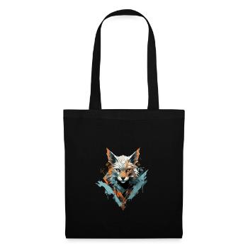 Fox whispers elegance - Tote Bag - black - Front