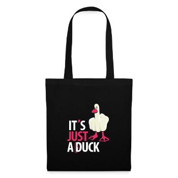Its just a duck - Sac en tissu - noir - Devant