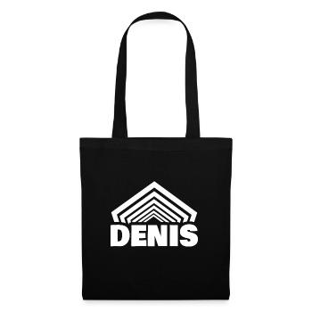 First name Denis - Tote Bag - black - Front