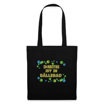 Boules Dimitri - Sac en tissu - noir - Devant
