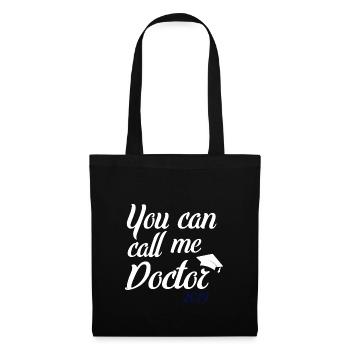 You can call me Doctor 2019 - Stoffbeutel - Schwarz - Vorne