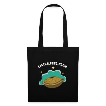 Handpan Saying Percussion Instrument Gift - Tote Bag - black - Front