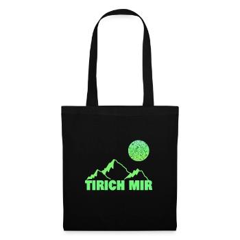 Geschenk für mir - Stoffbeutel - Schwarz - Vorne