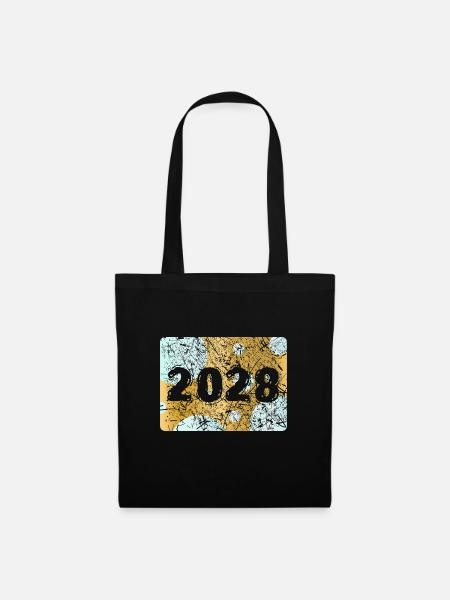 2028 - Stoffbeutel - Schwarz