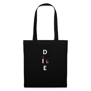 Diver text - Tote Bag - black - Front