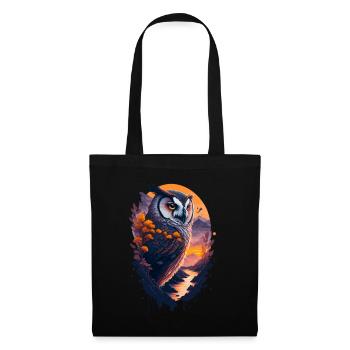 Beautiful owl - Tote Bag - black - Front