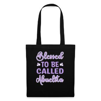 Abuelita Mexico Spanien Oma Goßmutter - Stoffbeutel - Schwarz - Vorne