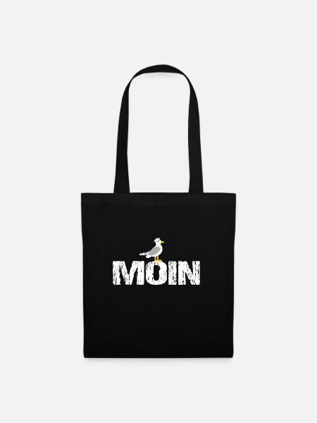 Moin - Stoffbeutel - Schwarz